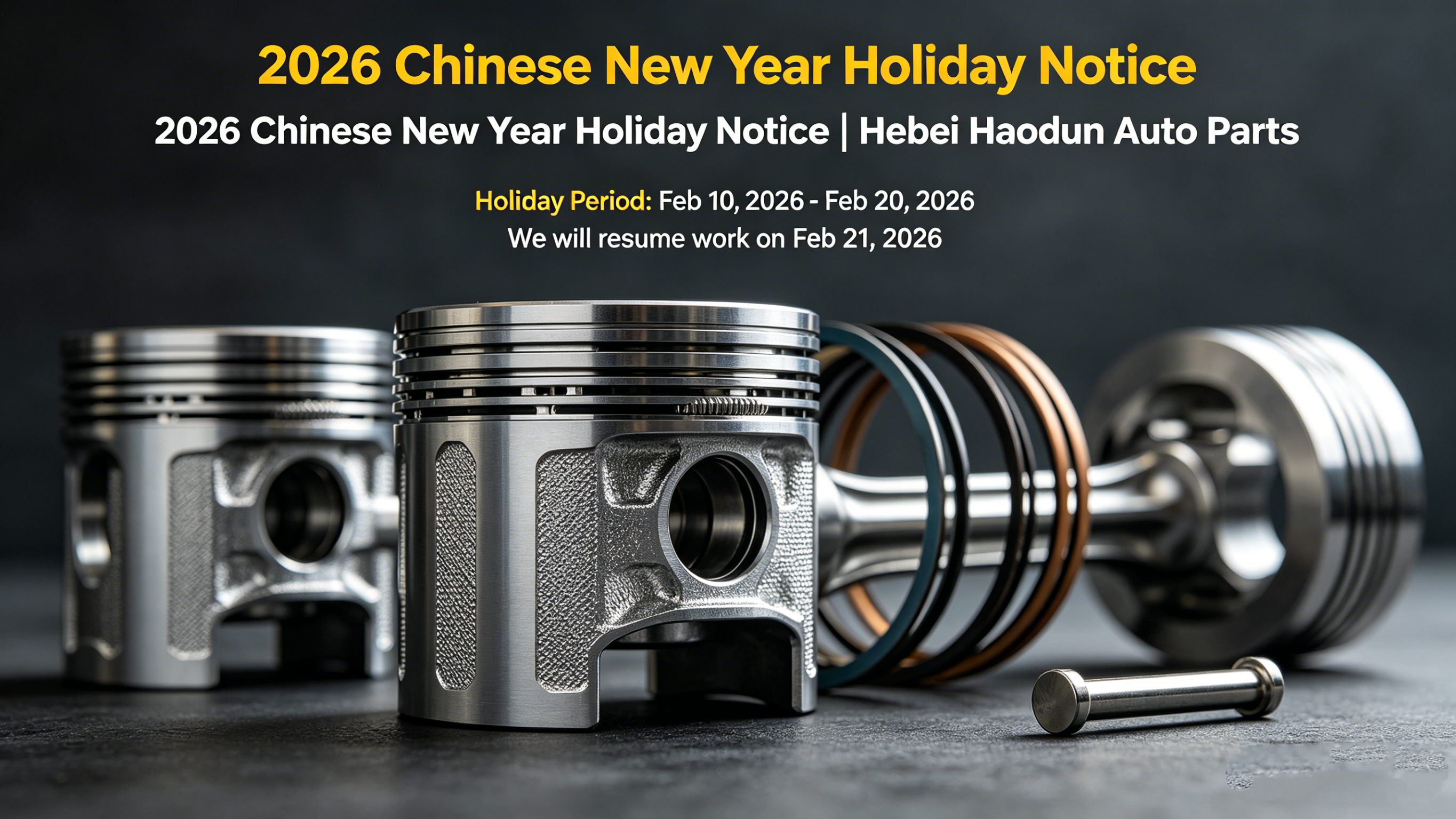 2026 Chinese New Year Holiday Notice | Hebei Haodun Auto Parts