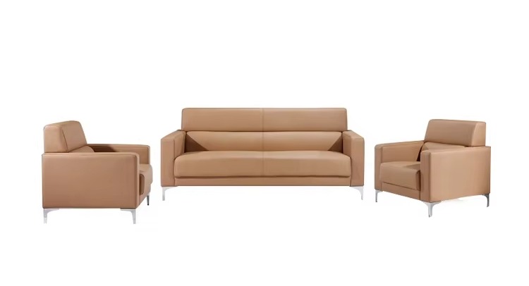 9204 Hign Density Sponge Modern Luxury Office Furniture Living Room Sofa Sets manufacture