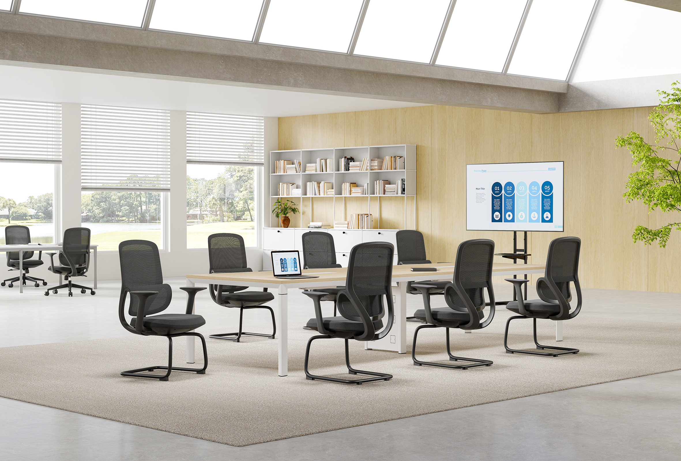 Meeting Chair: Optimizing Space and Mobility in Meeting Rooms