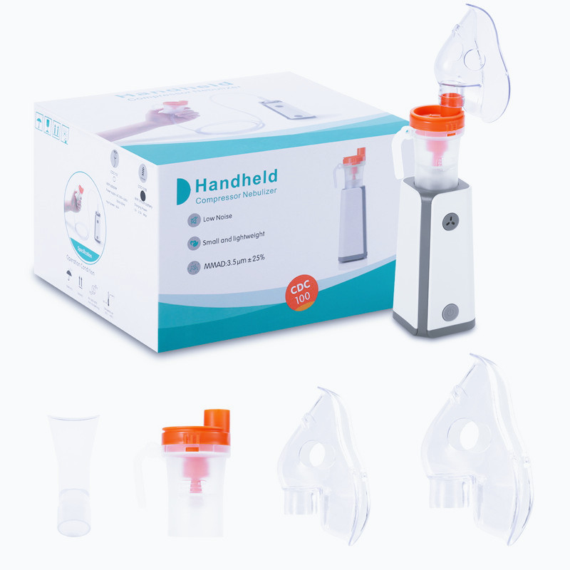 Dual-purpose Quite High Atomization Rate Machine DC Nebulizer With Adaptor for Home Use
