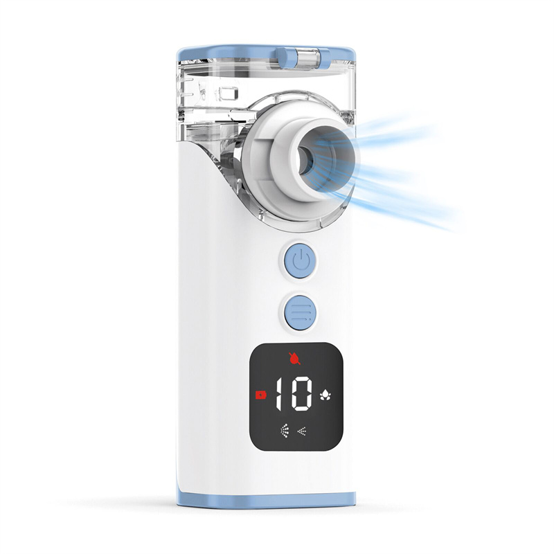High-Quality Digital Mesh Nebulizer for Fast and Effective Aerosol Therapy with Mist Control and Low Water Detection
