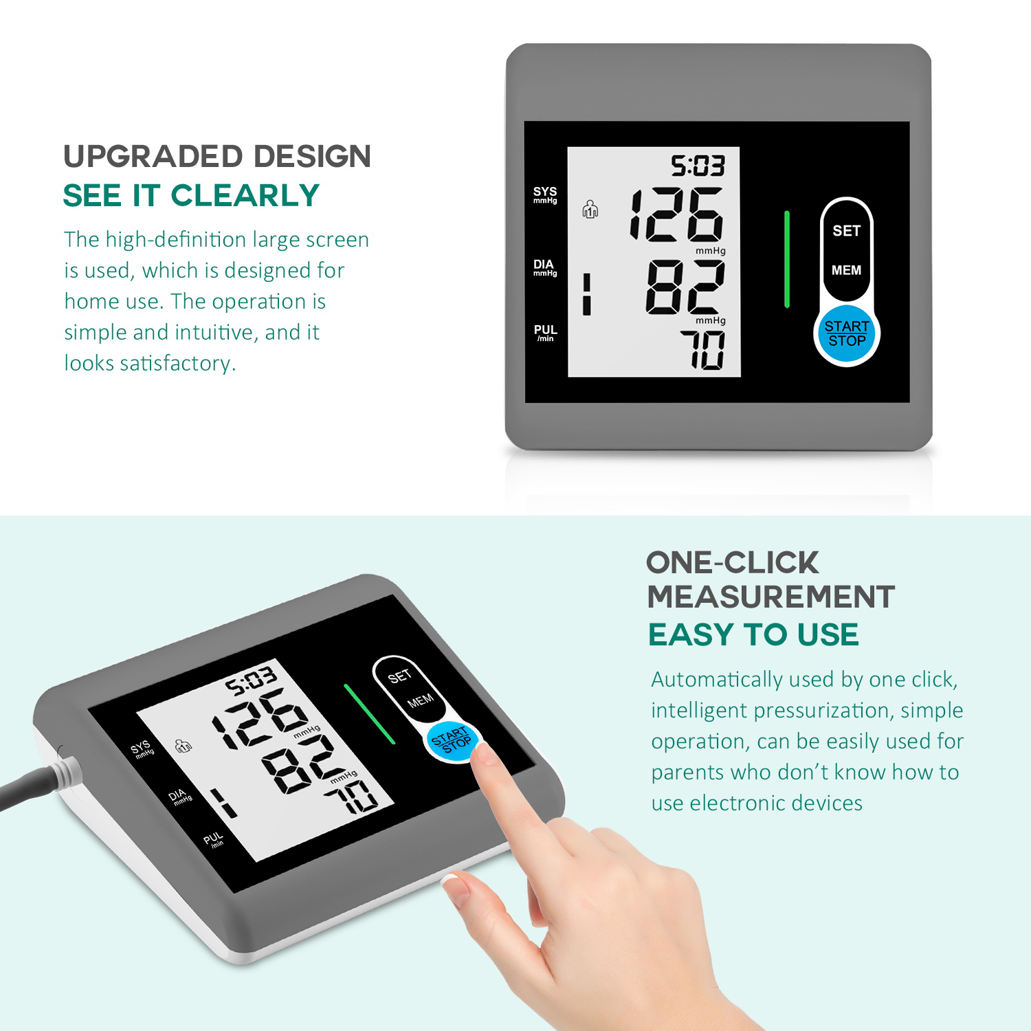 Digital Blood Pressure Machine Monitor Upper Arm BP Monitor Cuff Tensimometer1.jpg