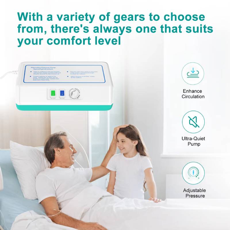 Hospital Air Pump Mattress Bed Anti-Decubitus Silent Static Medical Alternating Pressure Air Mattress for Peaceful Sleep