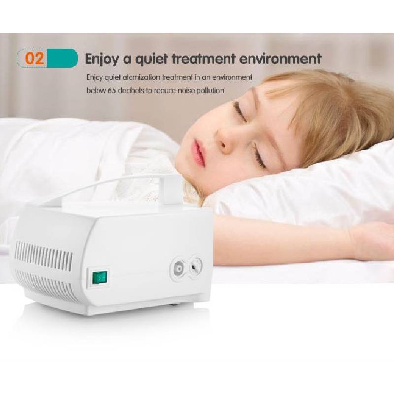 Hot Selling Quiet Nebulizador Machine Portable Home Jet Piston Compressor Nebulizer
