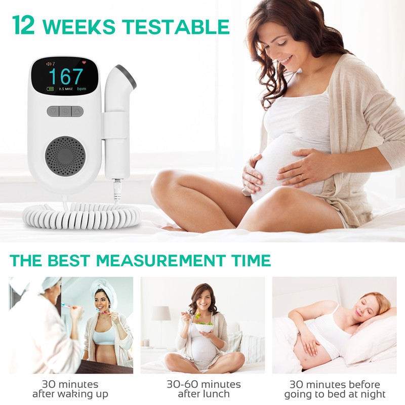 Digital Fetal Doppler Clinical Natural Fetal Doppler Baby Heartbeat Monitor (3).jpg