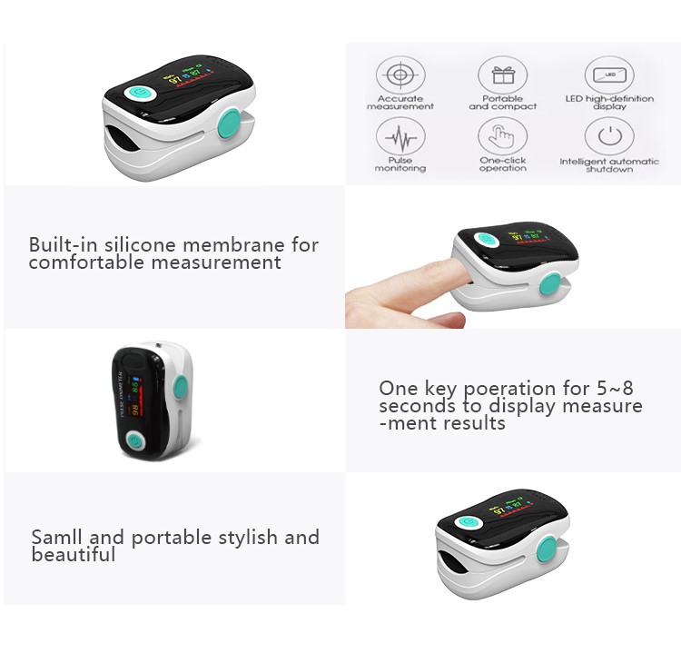 Fitconn Electric Spo2 Monitor Digital TFT Display Fingertip Pulse Oximeter for Home Use
