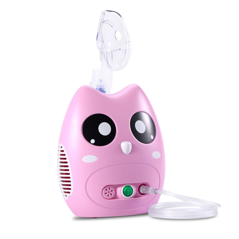 Cartoon Owl Medical Hospital Household High Flow Casper Compressor Nebulizer for Adult Children
