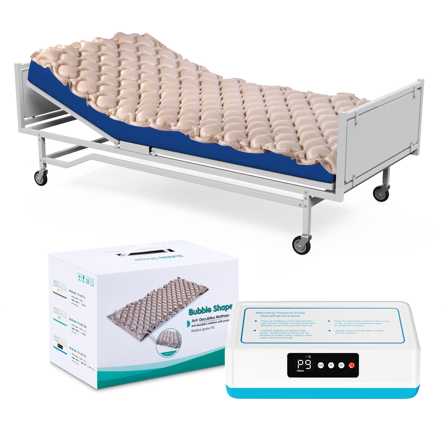Medical Air Mattress Anti Bedsore Alternating Pressure Air Bed mattress for Hospital Home Use Air Mattresses with Remote Control (1).jpg