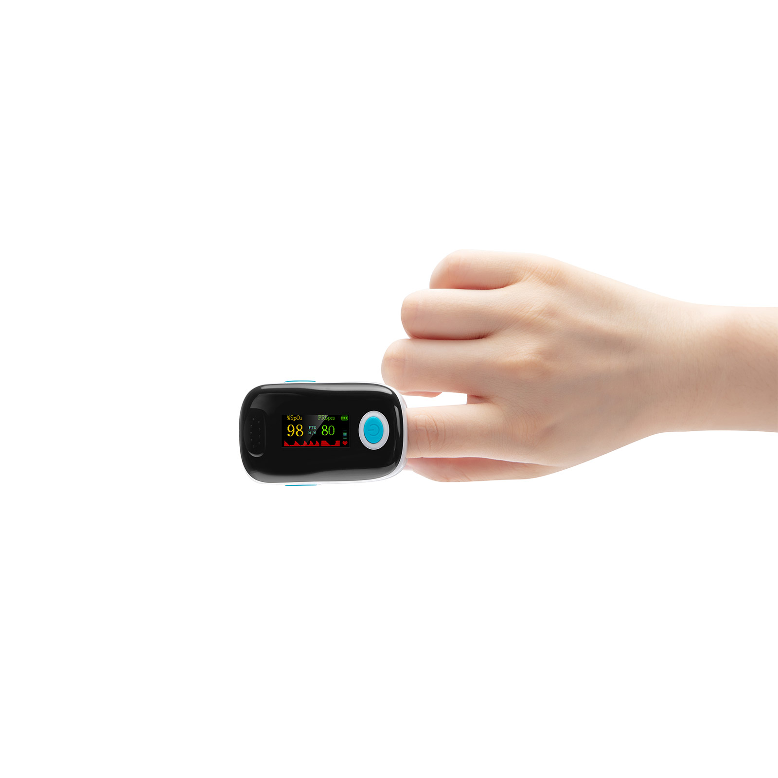 Fitconn Electric Spo2 Monitor Digital TFT Display Fingertip Pulse Oximeter for Home Use
