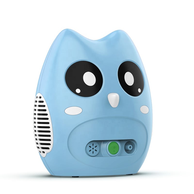 Cartoon Owl Medical Hospital Household High Flow Casper Compressor Nebulizer for Adult Children
