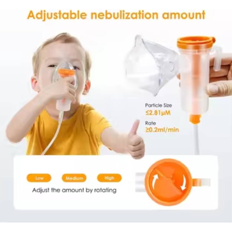 CE Certification Portable Nebulizer Machine With 220V/110V Plug Electric Air Compressor Nebulizers for Kids Adults
