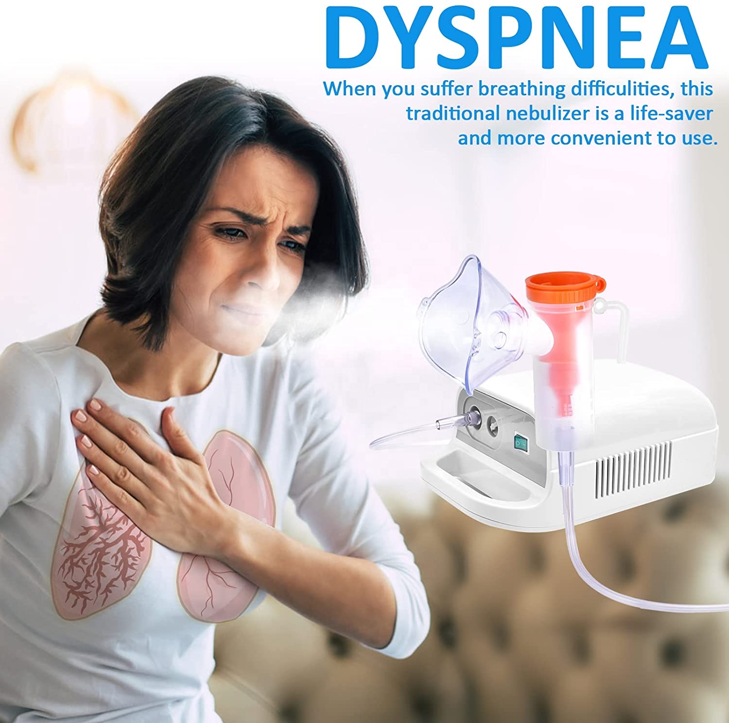 Compressor Nublizers Medical Breathing Atomizer Nebulizador Portatil Inhalator Inhaler Nebulizer for Home Use