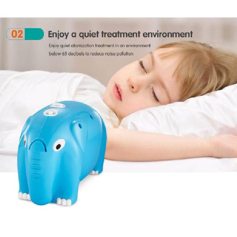Cute Elephant Inhalers Asthma Nebulizador Portatill Piston Compressor Nebulizer for Children
