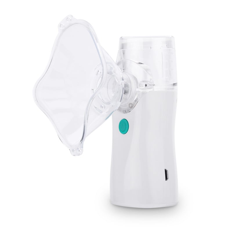 Experience Effortless Respiratory Care with Portable Mesh Nebulizer Featuring Silent Operation and Adjustable Airflow Levels