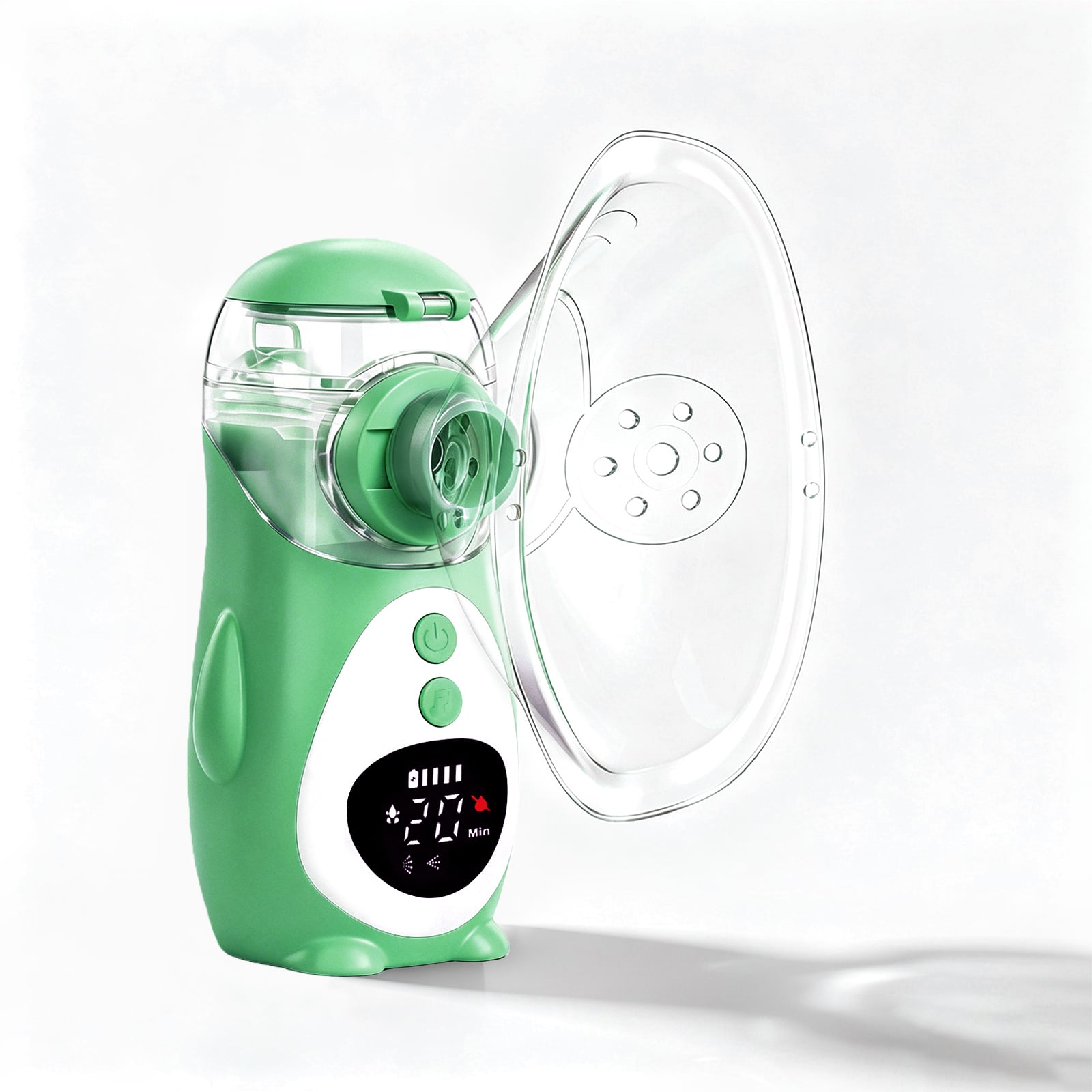 Cartoon Medical Grade Aerosol Mesh Nebulizer Ultrasonic Rechargeable Inhalator Device With Self Washing for Kids Adult