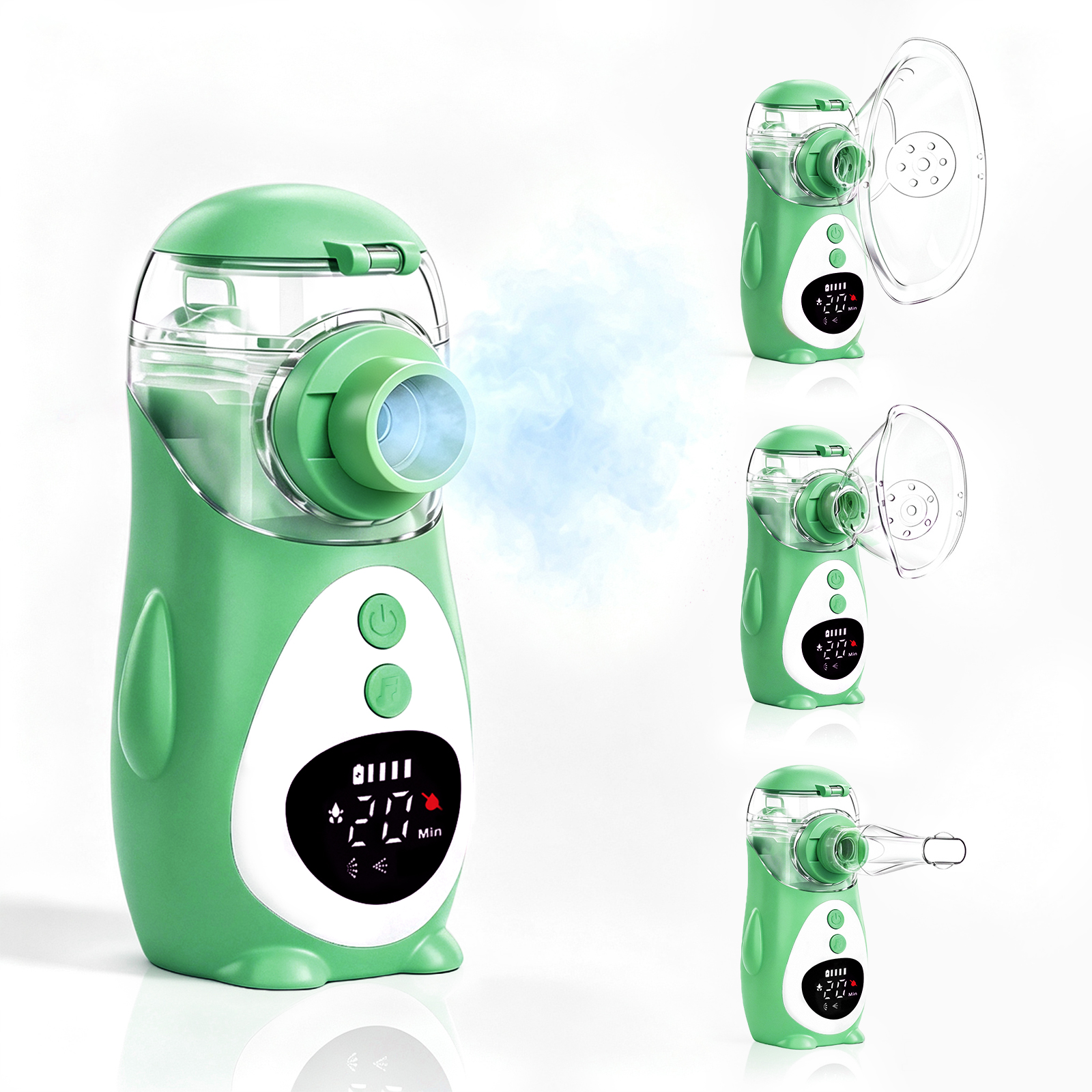 Cartoon Medical Grade Aerosol Mesh Nebulizer Ultrasonic Rechargeable Inhalator Device With Self Washing for Kids Adult5.jpg