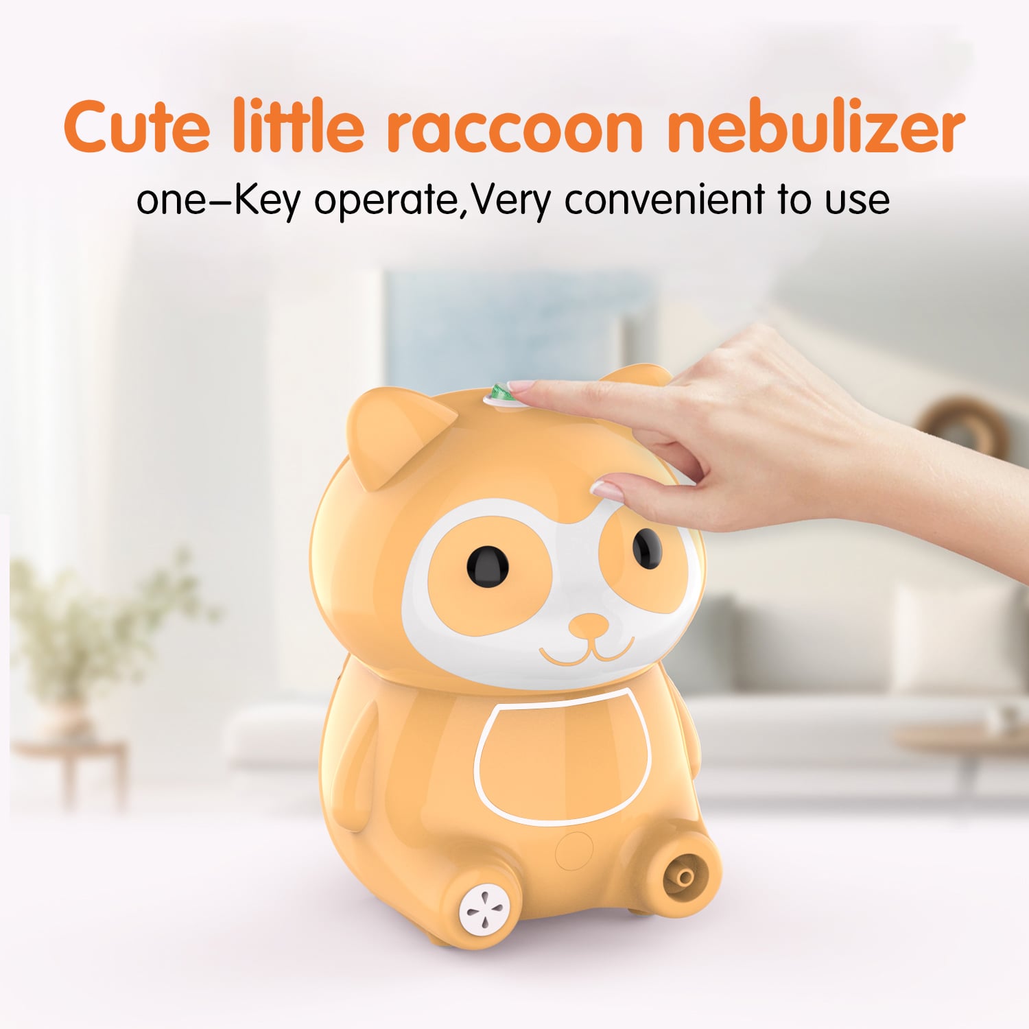 Electric Cartoon Raccoon Adult Children Medical Compressor Nebulizer4.jpg