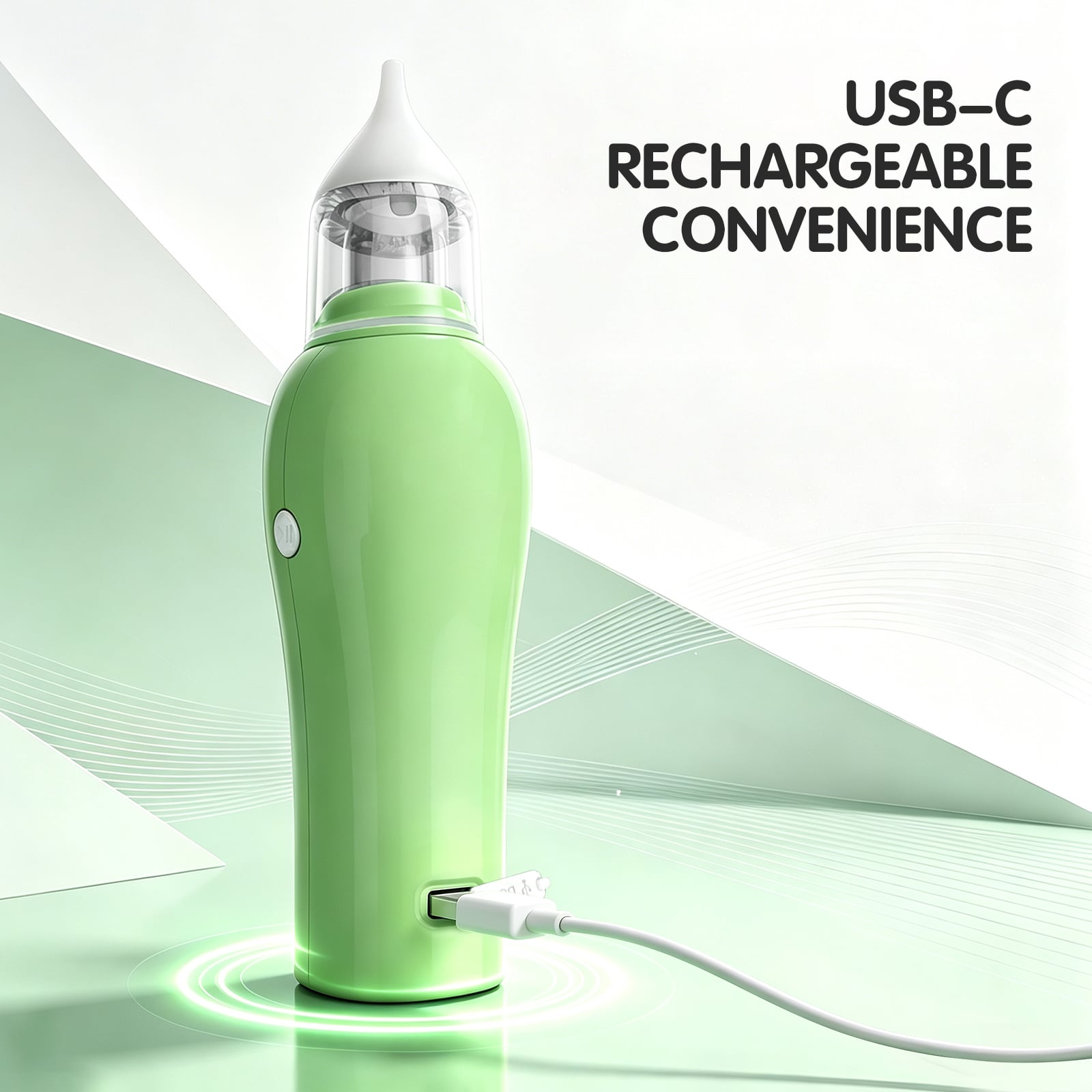 New Design Baby Electronic Baby Nose Cleaner Rechargeable Soft Tip Nasal Aspirator