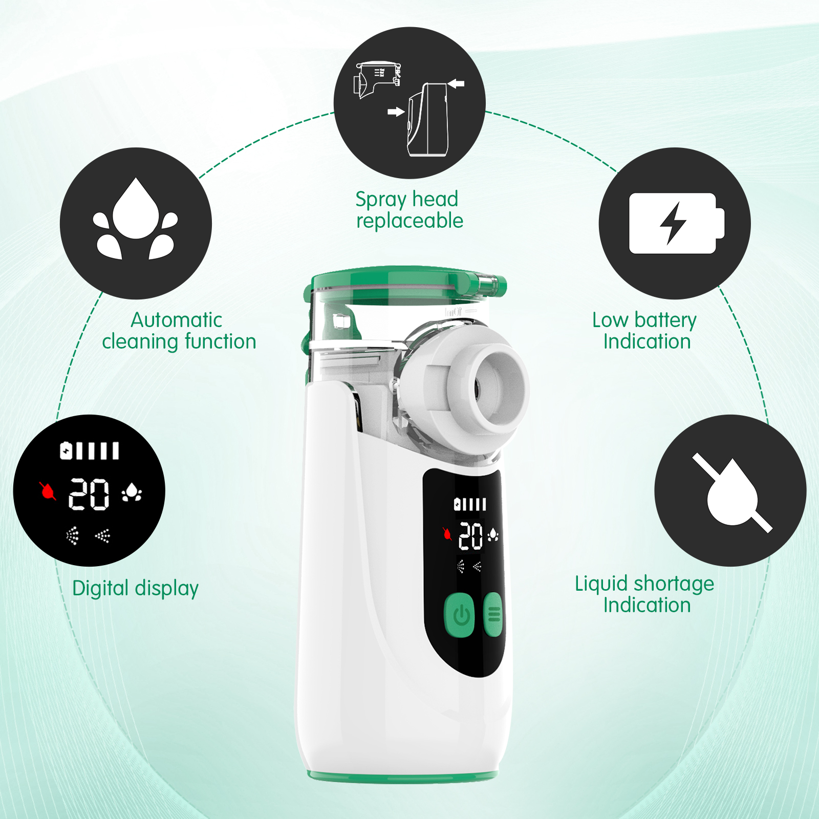 Portable Mini Smart Inhaler Digital Nebulizer Machine Rechargeable Medical Atomizer for Pediatric Baby Adult Homecare Operate with AA batttery or Type C cable Two airflow levels Household Built-in Battery Nebuliz (1).jpg