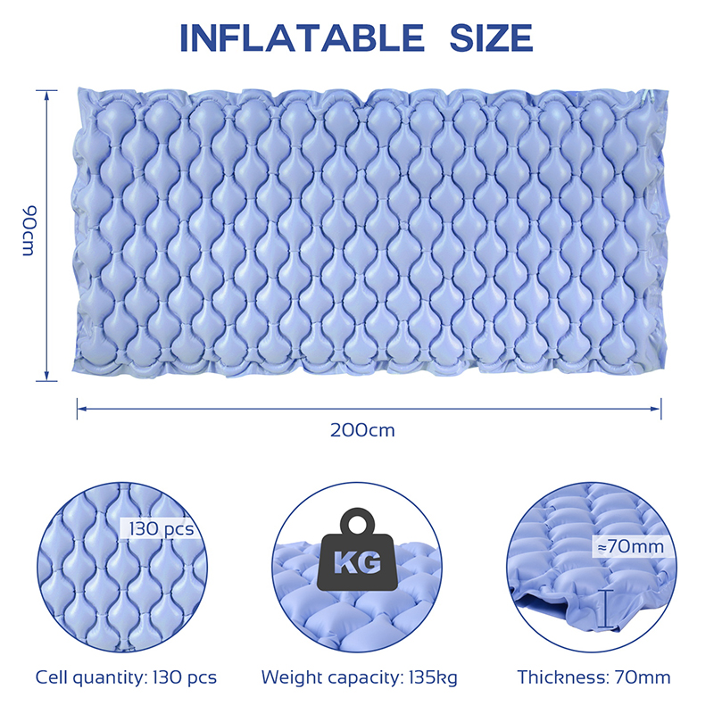 Wholesale Inflatable Bubble Anti Bedsore Decubitus Medical Alternating Pressure air Mattress for Hospital Bed
