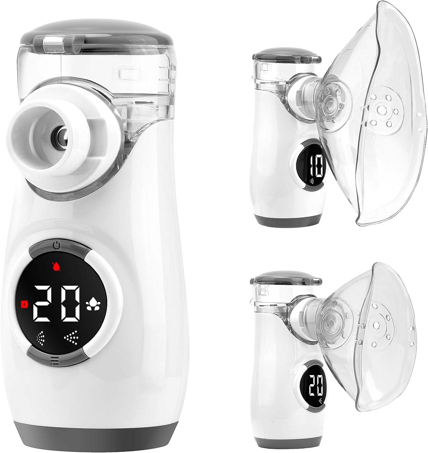 Fitconn Kids Adults Asthma Digital Display Portable Ultrasonic Mesh Nebulizer Household Nebulizador Machine Inhaler Kit (5).jpg