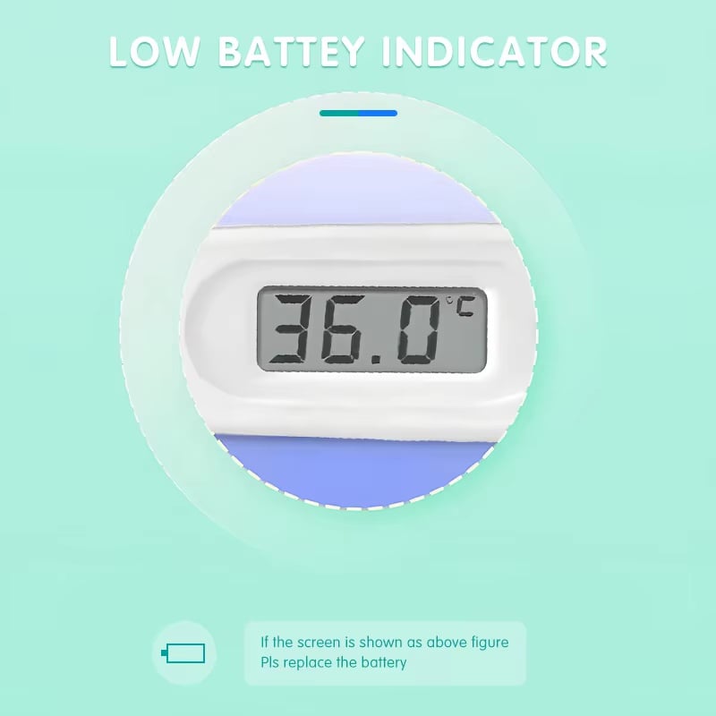 Clinical Grade Digital Body Thermometer with Fever Alarm for Home Care