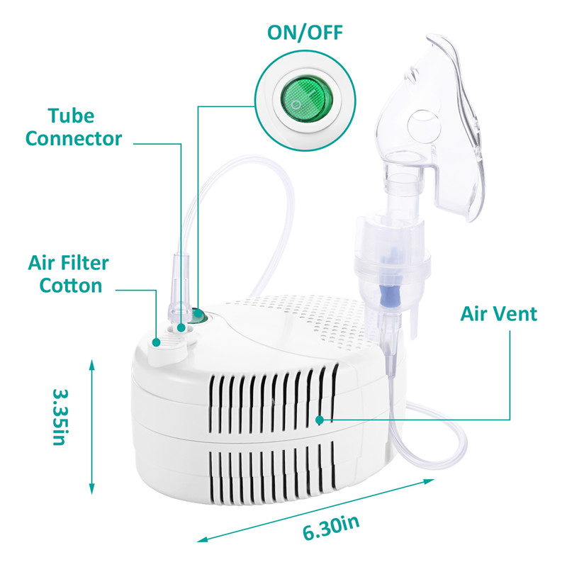 Medical air Compressor Nebulizer OEM Hospital Inhalador Machine Steam Nebulizer Machine for Children