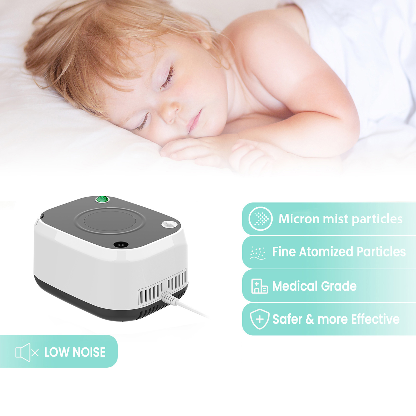 New Design Hospital Clinic for Cough Rhinitis Jet Nebulizador Portable Inhaler Low Noise Piston Compressor Nebulizer1.jpg