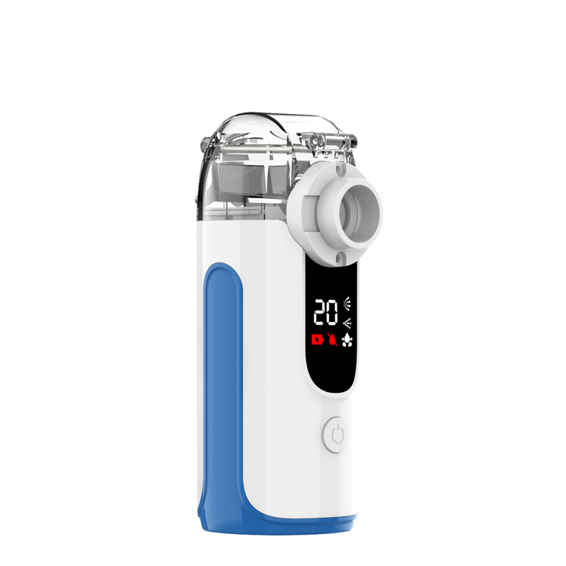 FITCONN Handheld Smart LED Display Cool Mist Steam Inhaler nebulizer with Manual Function

Operate with AA batttery or Type C cable Two airflow levels home Use Electric Medical inhaler nebulizer Machine
