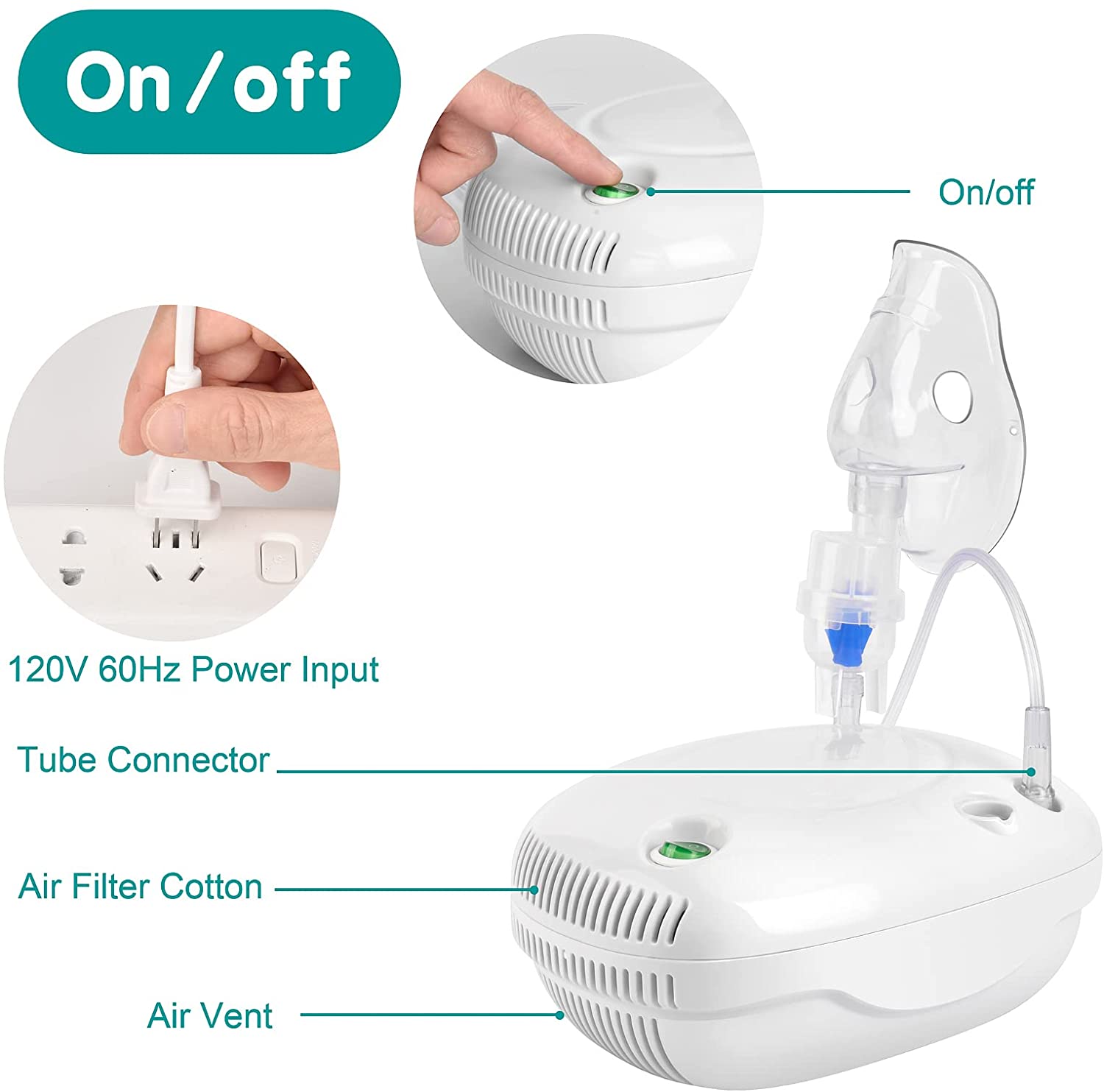 FITCONN Popular Inhaler Nebulizers High Flow Baby Piston Compressor Nebulizer for Adults7.jpg