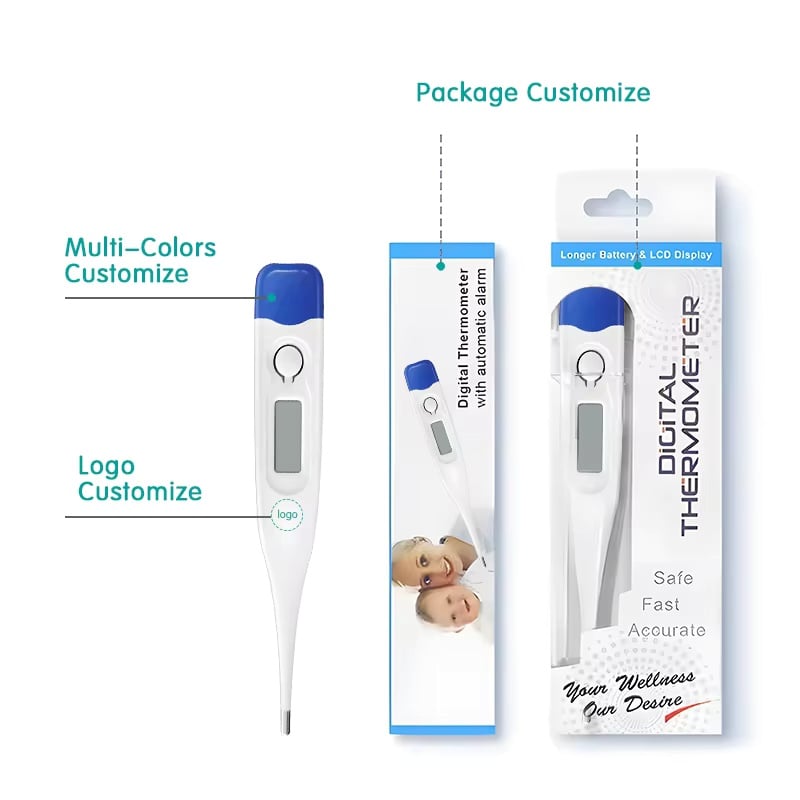 Clinical Grade Digital Body Thermometer with Fever Alarm for Home Care12.jpg