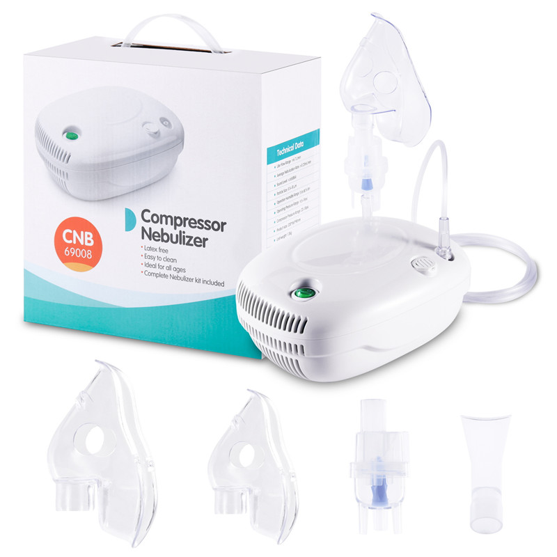 FITCONN Popular Inhaler Nebulizers High Flow Baby Piston Compressor Nebulizer for Adults
