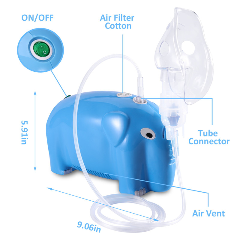 Cute Elephant Inhalers Asthma Nebulizador Portatill Piston Compressor Nebulizer for Children1.jpg