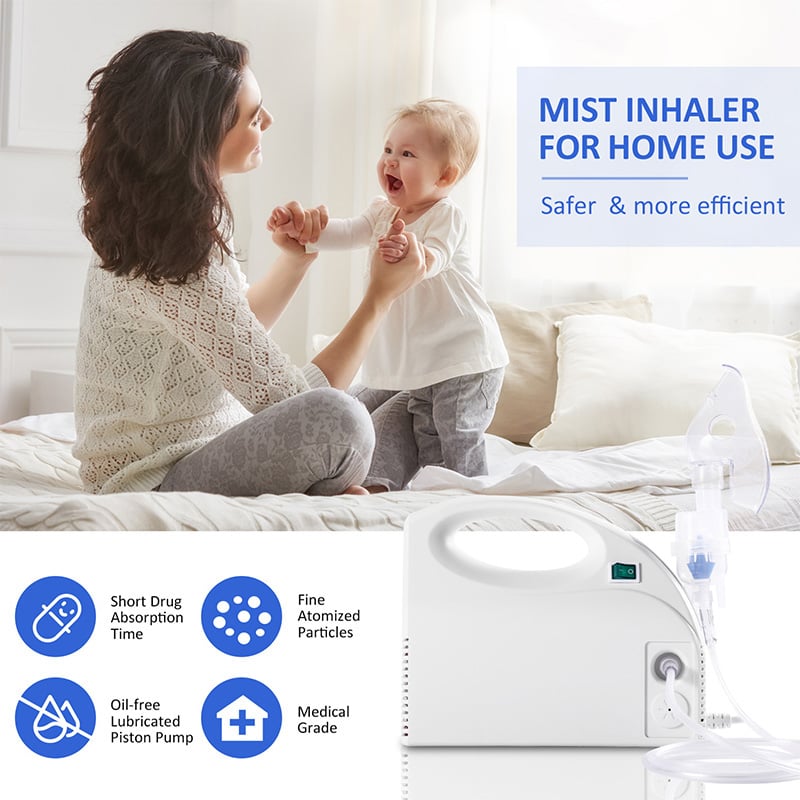 Medical air Compressor Nebulizer OEM Hospital Inhalador Machine Steam Nebulizer Machine for Children
