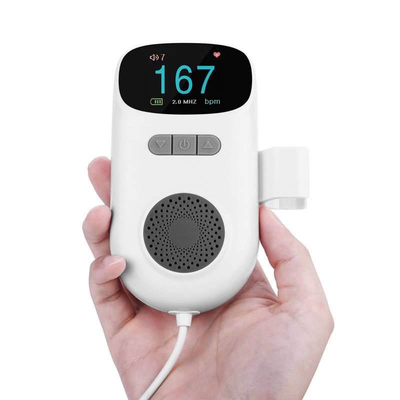 Digital Fetal Doppler Clinical Natural Fetal Doppler Baby Heartbeat Monitor (5).jpg