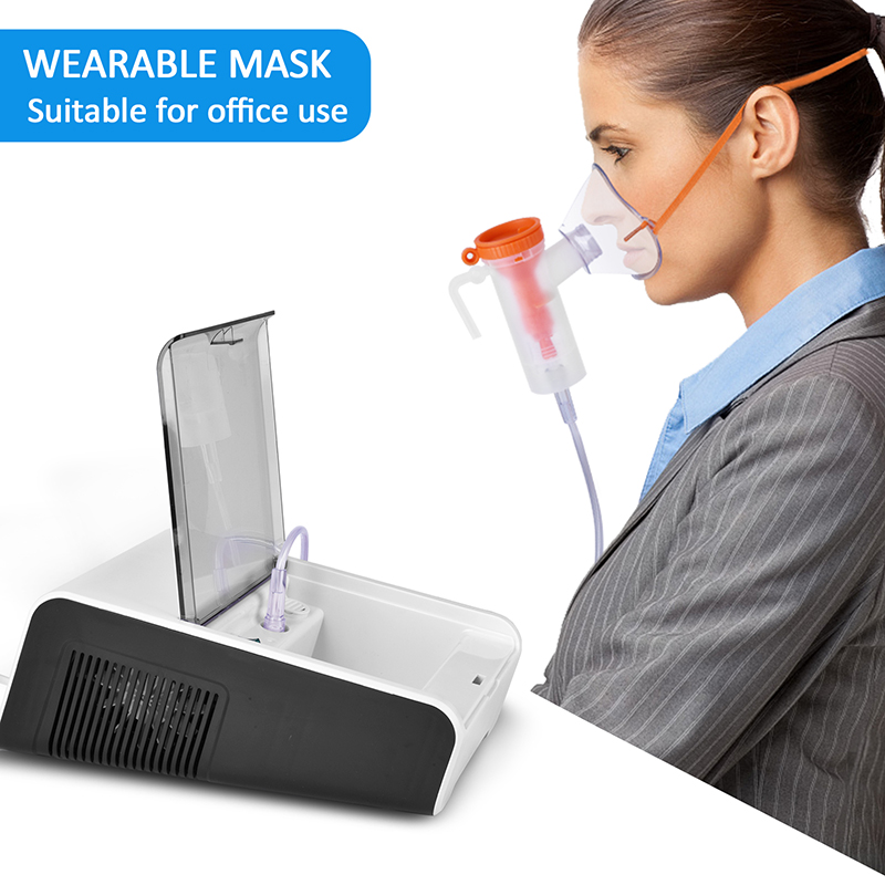 MDR CE Certified Nebulizers Inhaler Portable Medical High Flow Compressor Nebulizer for Adults and Kids
