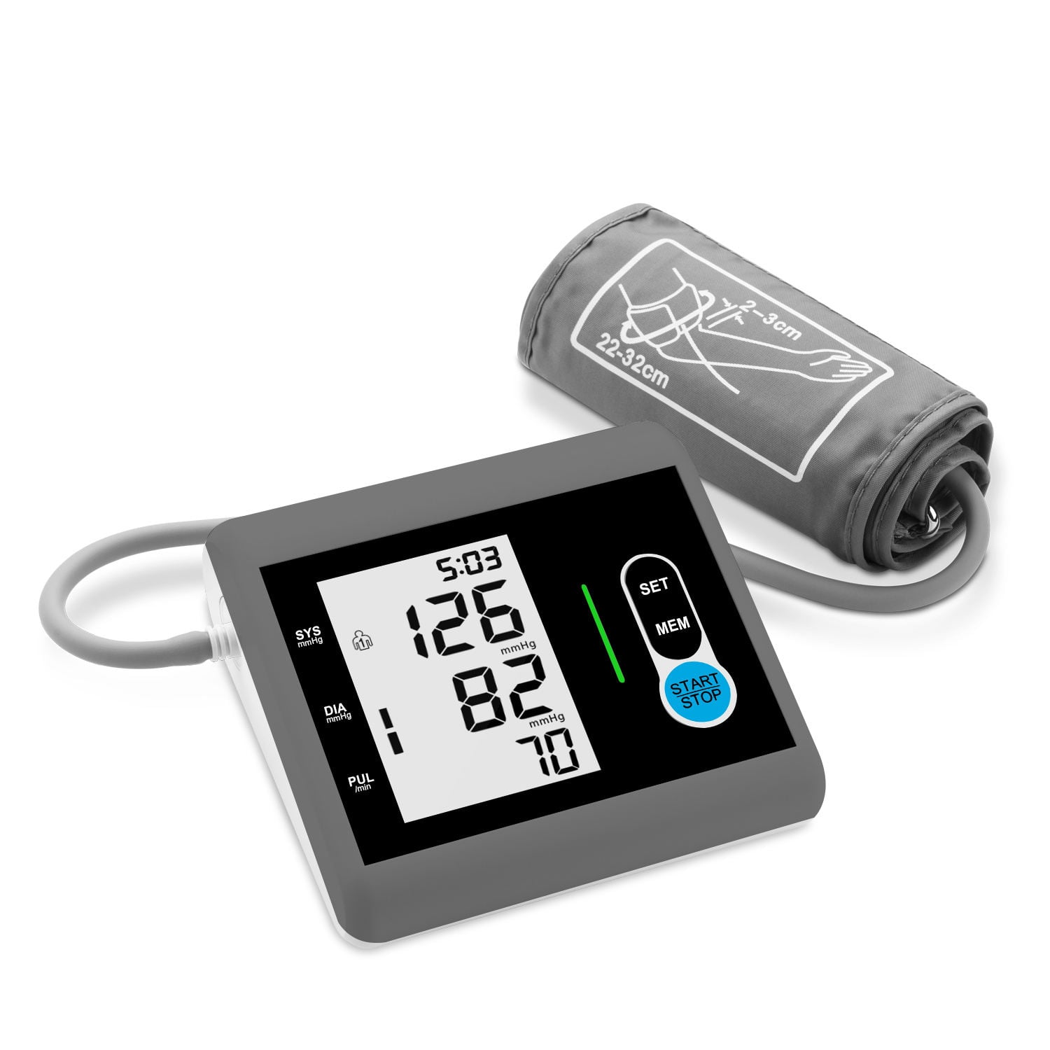 Digital Blood Pressure Machine Monitor Upper Arm BP Monitor Cuff Tensimometer\n