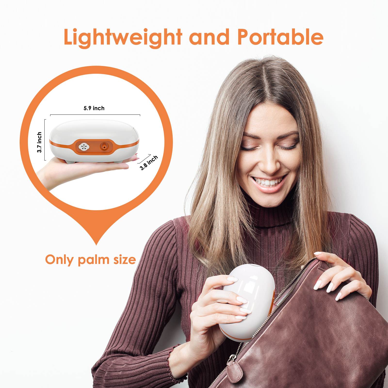 Fitconn New Arrival Handheld Nebulizers Portable Mini Medical DC Compressor Nebulize
