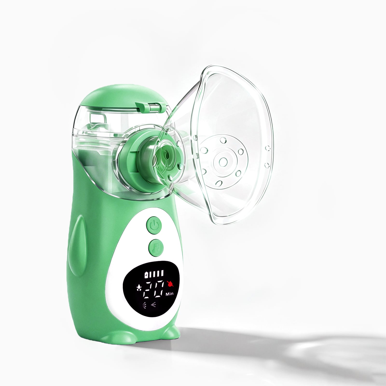 Cartoon Medical Grade Aerosol Mesh Nebulizer Ultrasonic Rechargeable Inhalator Device With Self Washing for Kids Adult