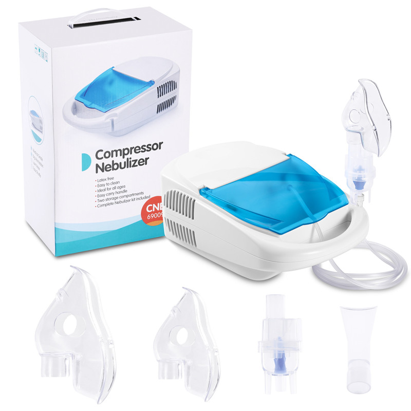 Hot Selling Quiet Nebulizador Machine Portable Home Jet Piston Compressor Nebulizer
