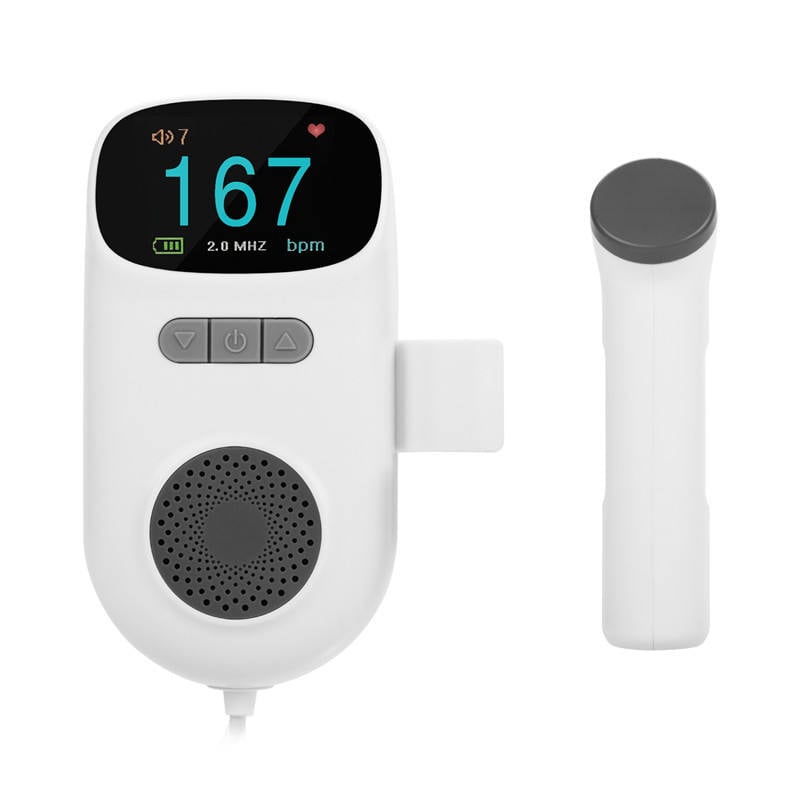 Digital Fetal Doppler Clinical Natural Fetal Doppler Baby Heartbeat Monitor