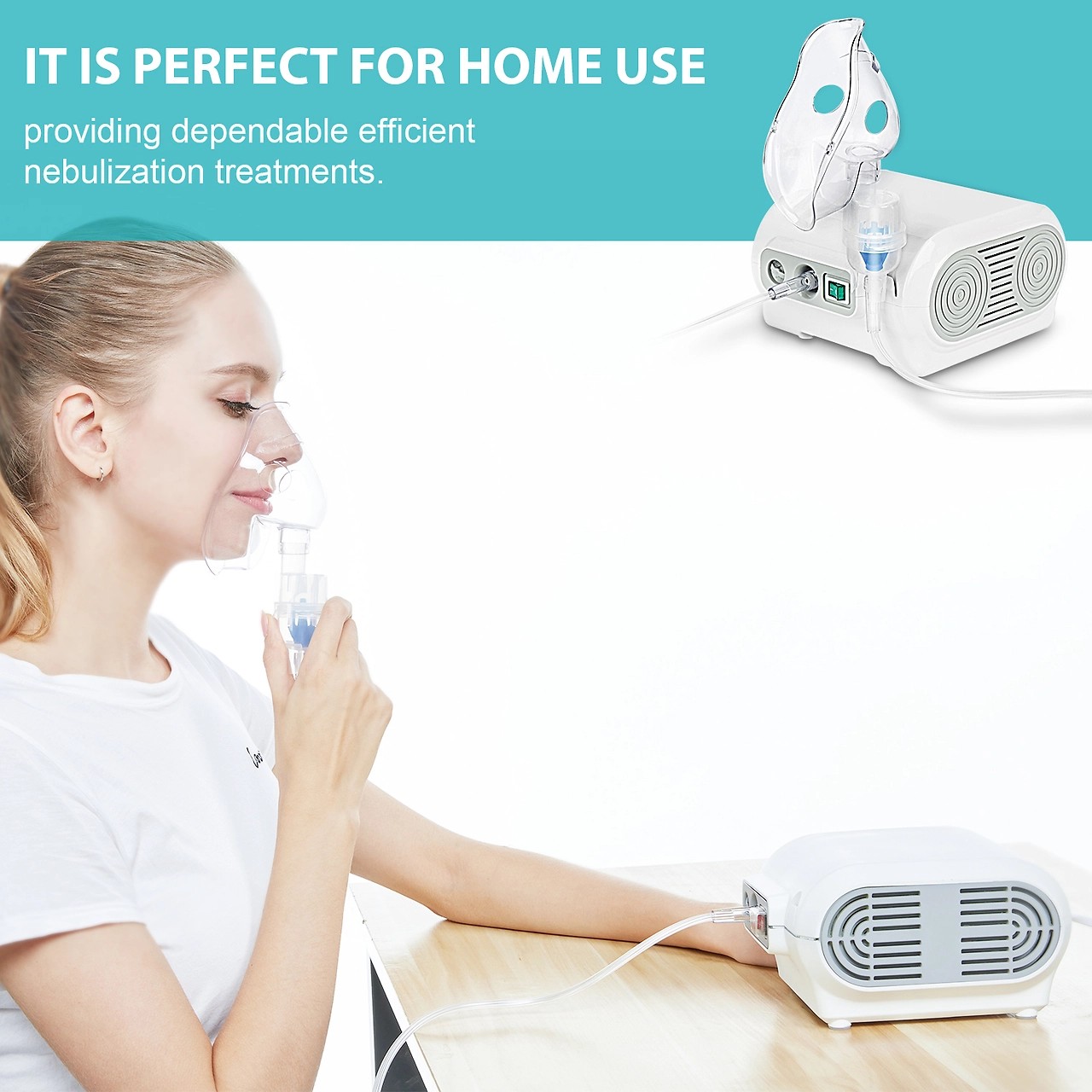 CE ISO Atomizer Portable Nebulizer Machine Mesh Compressor Nebulizer Kit Medical Disposable Nebulizer Machine
