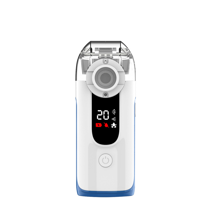 FITCONN Handheld Smart LED Display Cool Mist Steam Inhaler nebulizer with Manual Function

Operate with AA batttery or Type C cable Two airflow levels home Use Electric Medical inhaler nebulizer Machine
