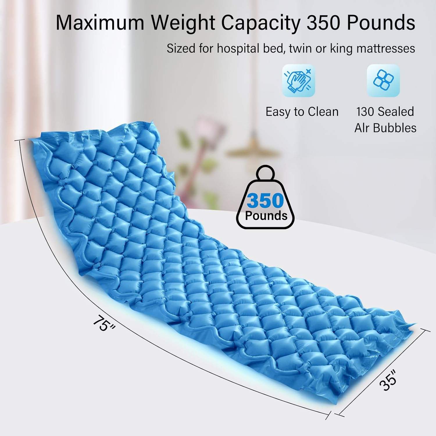 Hospital Air Pump Mattress Bed Anti-Decubitus Silent Static Medical Alternating Pressure Air Mattress for Peaceful Sleep