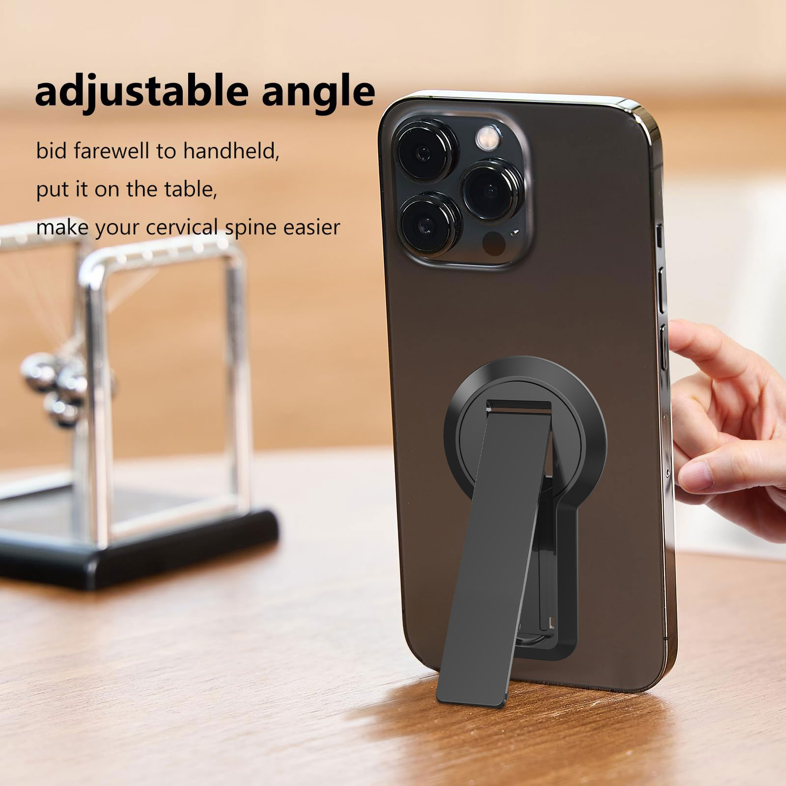 Mobile Phone Bracket Stand Luxury Stable Support Without Shaking Holders Car Rotating Holder 360 Multiple Colors Sjj007 Laudtec supplier