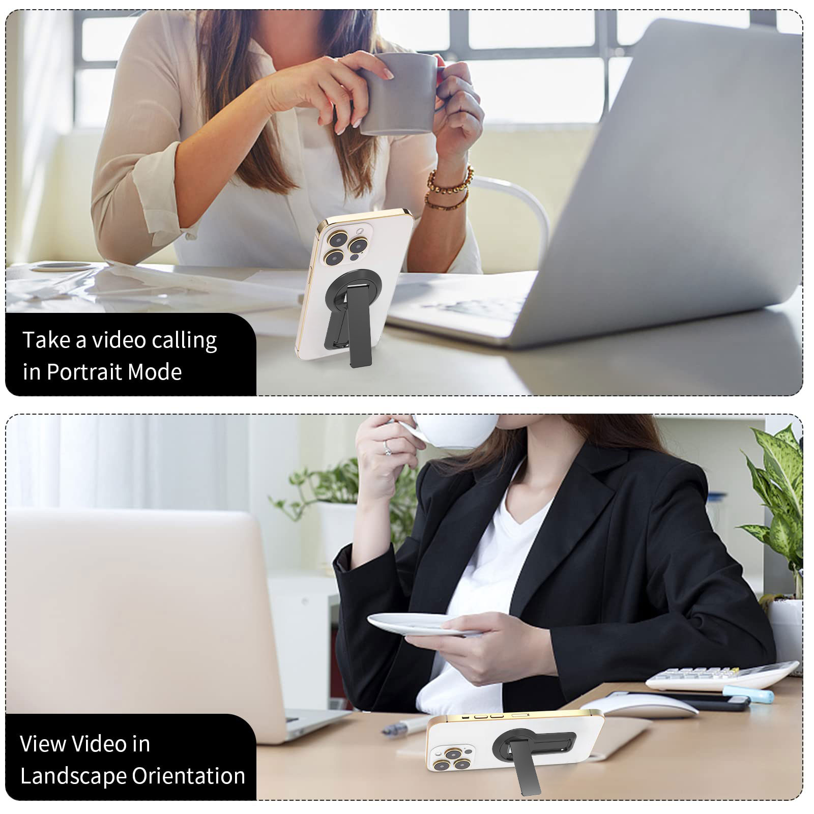 Mobile Phone Bracket Stand Luxury Stable Support Without Shaking Holders Car Rotating Holder 360 Multiple Colors Sjj007 Laudtec details