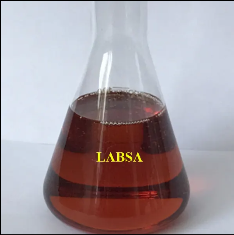 Vente chaude Matière chimique lessive Acide dodécylbenzènesulfonique LABSA 96%