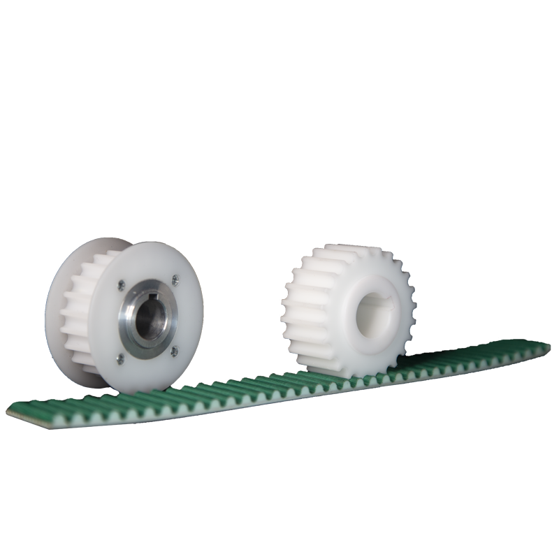 White nylon plastic OEM timing pulleys