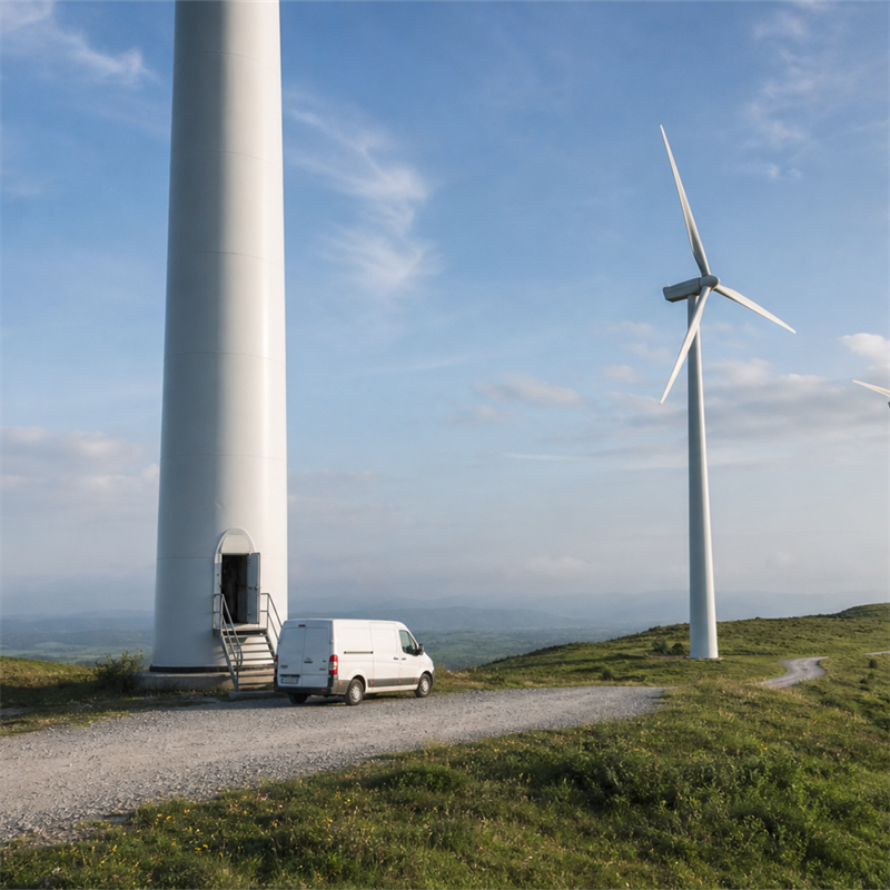 Wind Turbine Service Lift Rack and Pinion