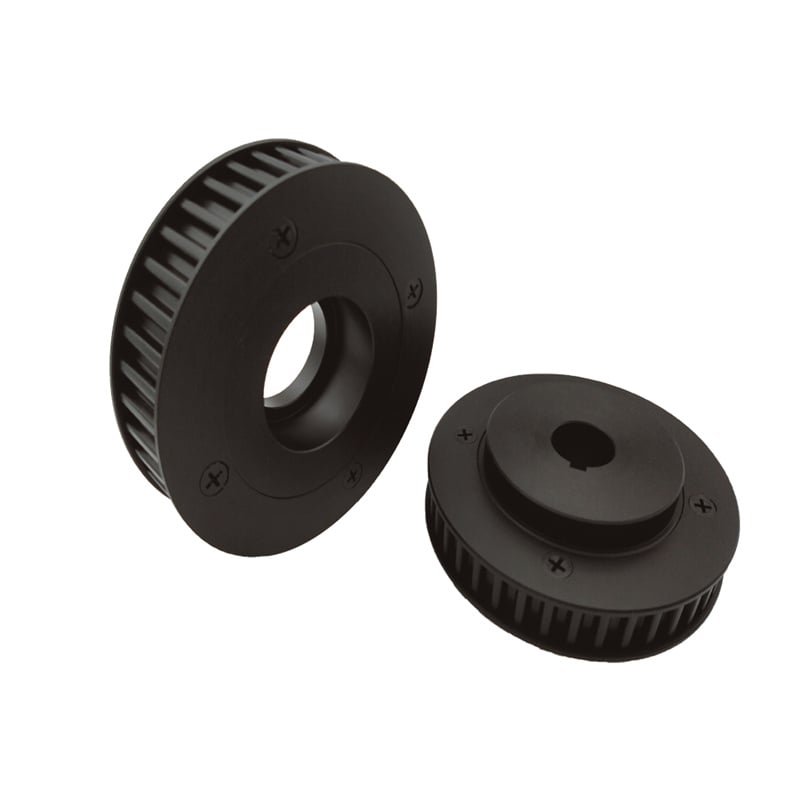 T10 aluminum 6061  timing pulleys with hard anodize